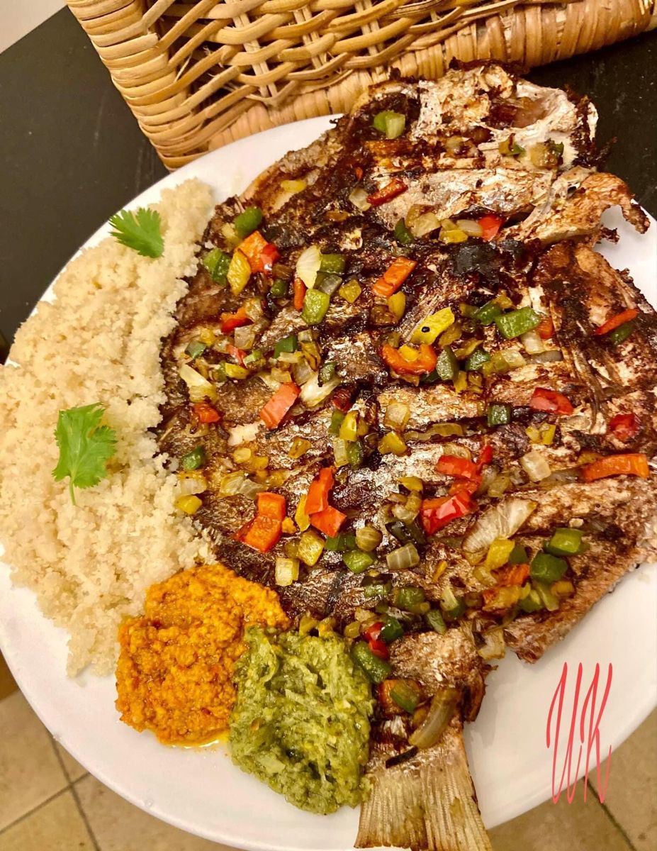 Poisson braisé